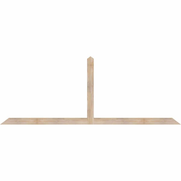 Ekena Millwork Portland Smooth Timber Gable Bracket, Douglas Fir, 96"W x 36"H x 1 1/2"D x 3 1/2"F, 9/12 Pitch GBW096X36X0204POR00SDF - main